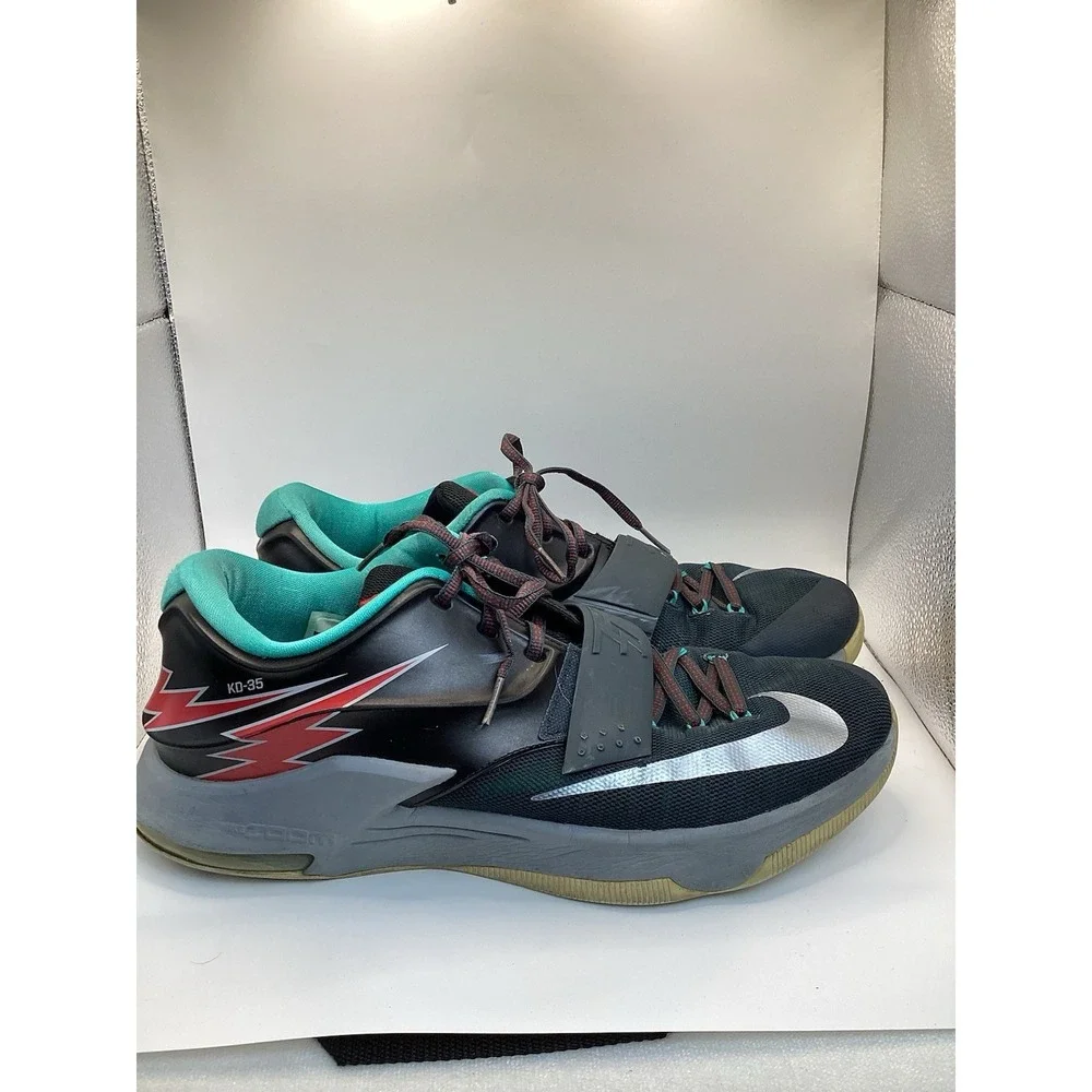 2015 NIKE KD (7) VII Thunderbolt Zoom~653996-005~Sneakers Men's Size: 13